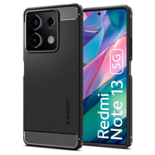Гръб Spigen Rugged Armor за Xiaomi Redmi Note 13 5 G, Черен
