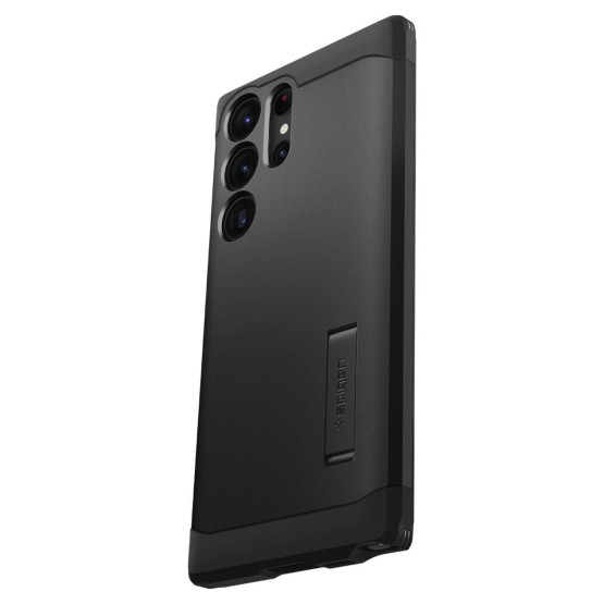 Гръб Spigen Tough Armor за Samsung Galaxy S23 Ultra - Черен