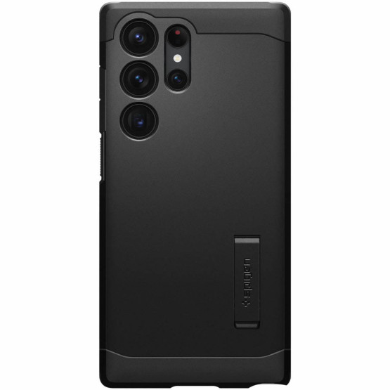 Гръб Spigen Tough Armor за Samsung Galaxy S23 Ultra - Черен