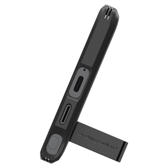 Гръб Spigen Tough Armor за Samsung Galaxy S24 Ultra - Черен