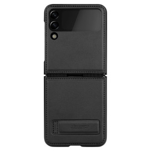 Калъф Nillkin qin leather case за Samsung Galaxy Z Flip 3 - Черен
