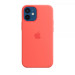 Оригинален гръб Apple Silicone Magsafe Cover за iPhone 12 Mini - Pink Citrus, MHKP3ZM/A