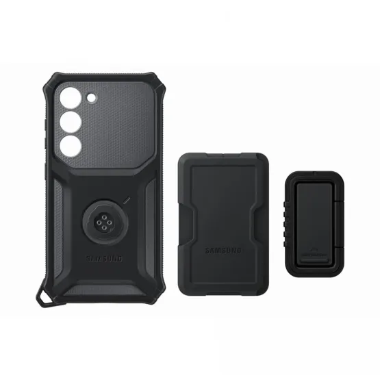 Оригинален гръб Samsung Protective Standing Cover за Samsung Galaxy S23 Plus - Тъмно сив, EF-RS916CBE
