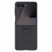 Оригинален гръб Samsung Silicone Cover with Ring за Galaxy Z Flip 7 - Черен, EF-PF766TBE