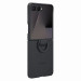 Оригинален гръб Samsung Silicone Cover with Ring за Galaxy Z Flip 7 - Черен, EF-PF766TBE