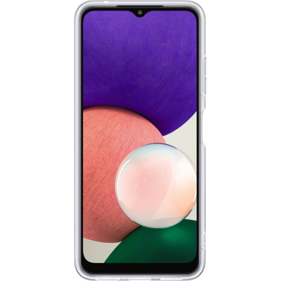 Оригинален гръб Samsung Soft Clear Cover за Galaxy A22 5G - Прозрачен, EF-QA226TTE