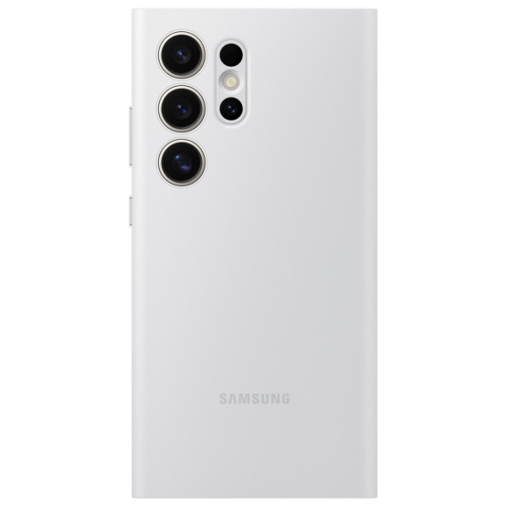 Оригинален калъф Samsung Smart View Case за Galaxy S24 Ultra - Бял, EF-ZS928CWE