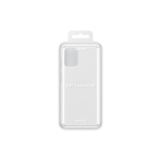 Оригинален калъф за Samsung A12, Soft Clear