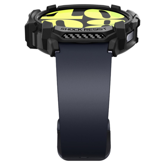 Удароустойчив протектор Spigen Rugged Armor за Samsung Galaxy Watch7 44mm - Черен