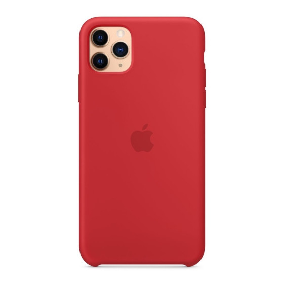 Гръб Apple Silicone Cover за iPhone 11 Pro - Червен, MWYH2ZM/A