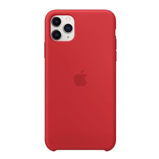 Гръб Apple Silicone Cover за iPhone 11 Pro - Червен, MWYH2ZM/A
