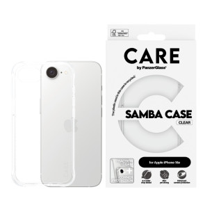 Гръб CARE by PanzerGlass за Apple iPhone 16E, Fashionable, Samba, Прозрачен