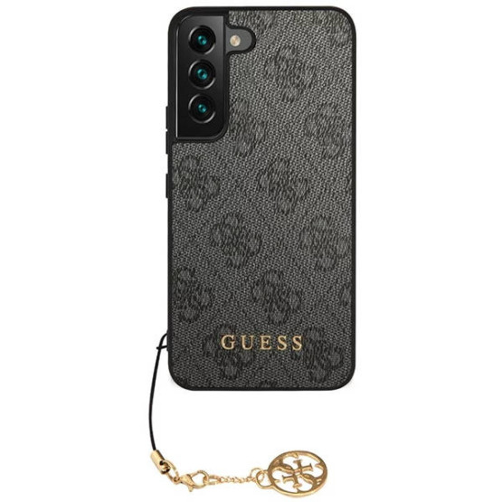 Гръб Guess 4G Charms Case за Samsung Galaxy S23 Plus - Сив