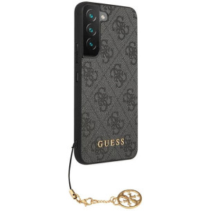 Гръб Guess 4G Charms Case за Samsung Galaxy S23 Plus - Сив