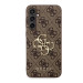 Гръб Guess PU 4G Metal Logo Case за Samsung Galaxy S23 FE - Кафяв