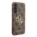 Гръб Guess PU 4G Metal Logo Case за Samsung Galaxy S23 FE - Кафяв