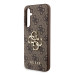 Гръб Guess PU 4G Metal Logo Case за Samsung Galaxy S23 FE - Кафяв