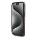 Гръб Guess PU 4G Stripe MagSafe Case за iPhone 15 - Кафяв
