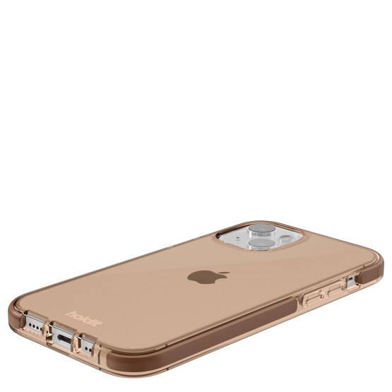 Гръб Holdit Seethru Case за iPhone 13/14 - Кафяв