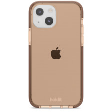 Гръб Holdit Seethru Case за iPhone 13/14 - Кафяв