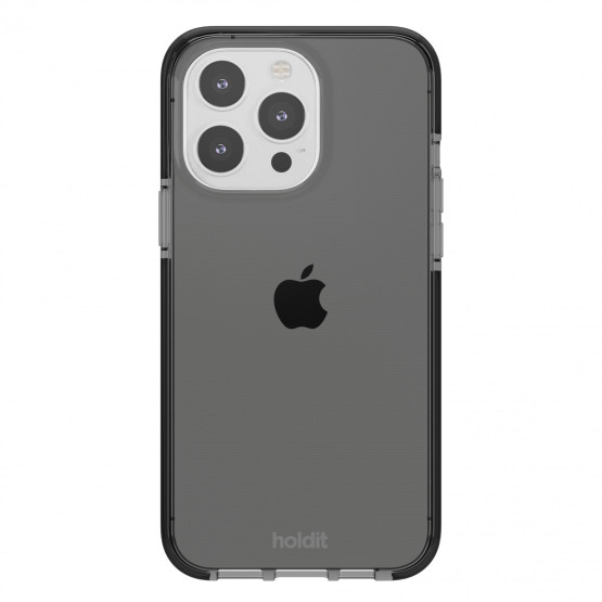 Гръб Holdit Seethru Case за iPhone 14 Pro Max - Черен