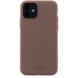 Гръб Holdit Silicone Case за iPhone 11/XR - Dark Brown