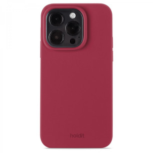 Гръб Holdit Silicone Case за iPhone 14 Pro - Бордо