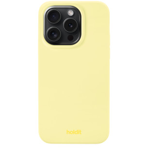 Гръб Holdit Silicone Case за iPhone 15 Pro - Lemonade
