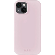 Гръб Holdit Silicone за iPhone 15 - Pale Pink