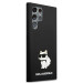 Гръб Karl Lagerfeld Liquid Silicone Choupette NFT Case за Samsung Galaxy S23 Ultra - Черен