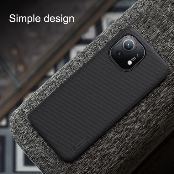 Гръб Nillkin Frosted shiled hard за Xiaomi Mi 11 - Черен