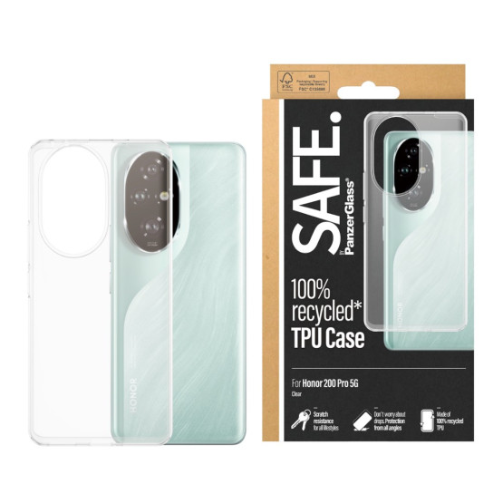 Гръб Safe за Honor 200 Pro 5G - Прозрачен