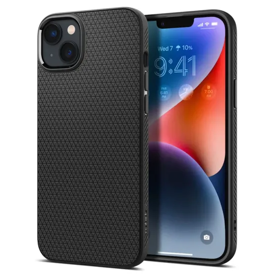 Гръб Spigen Liquid Ai за iPhone 14 Plus - Черен