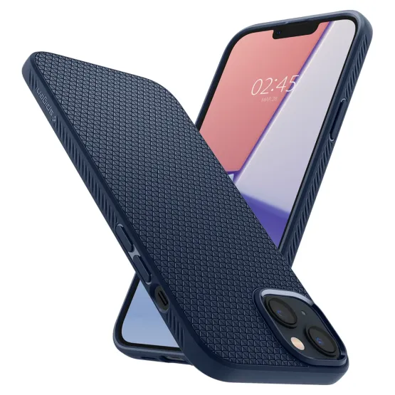 Гръб Spigen Liquid Air за iPhone 14 - Син