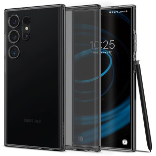 Гръб Spigen Liquid Crystal за Samsung Galaxy S24 Ultra - Опушен, Прозрачен