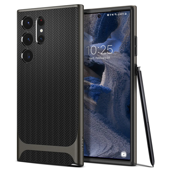 Гръб Spigen Neo Hybrid за Samsung Galaxy S23 Ultra - Сив