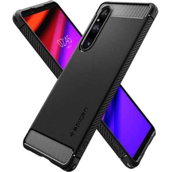 Гръб Spigen Rugged Armor за Sony Xperia 10 V - Черен