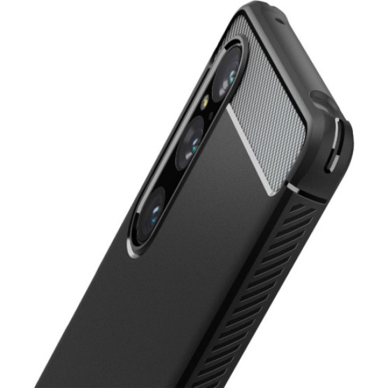 Гръб Spigen Rugged Armor за Sony Xperia 10 V - Черен