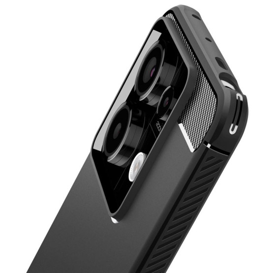 Гръб Spigen Rugged Armor за Xiaomi Redmi Note Pro 13 5 G, Черен
