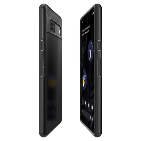 Гръб Spigen Thin Fit за Google Pixel 7a - Черен