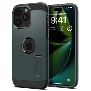 Гръб Spigen Tough Armor MagSafe за iPhone 15 Pro Max -Зелен