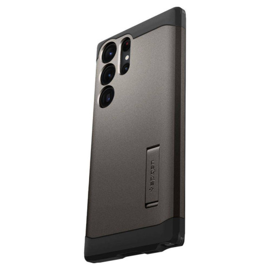 Гръб Spigen Tough Armor за Samsung Galaxy S23 Ultra - Черен металик
