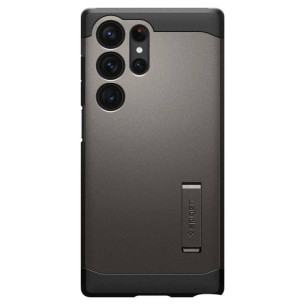 Гръб Spigen Tough Armor за Samsung Galaxy S23 Ultra - Черен металик