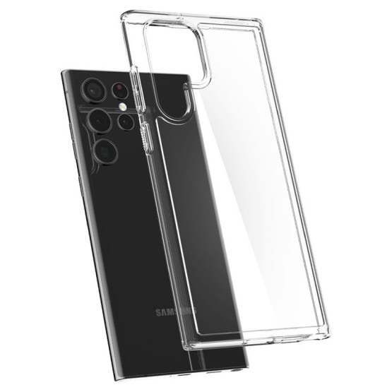 Гръб Spigen Ultra Hybrid за Samsung Galaxy S22 Ultra - Прозрачен