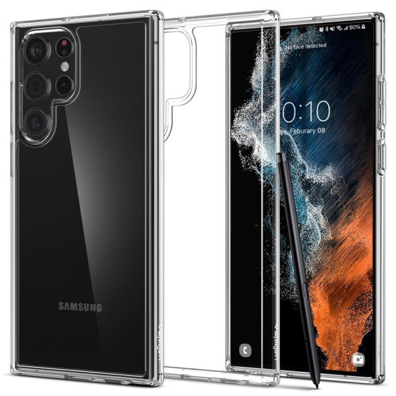 Гръб Spigen Ultra Hybrid за Samsung Galaxy S22 Ultra - Прозрачен