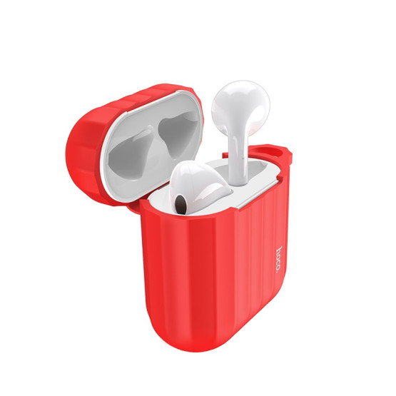 Калъф Hoco за Airpods/Airpods 2 WB10 - Червен