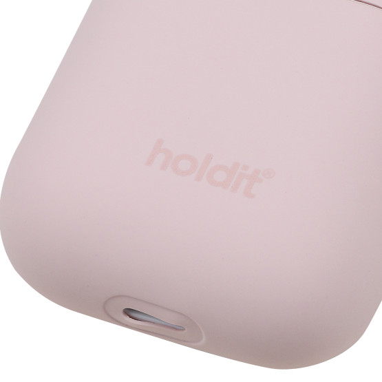 Kaлъф Holdit Silicone Case за AirPods 1/2 - Бледо розов