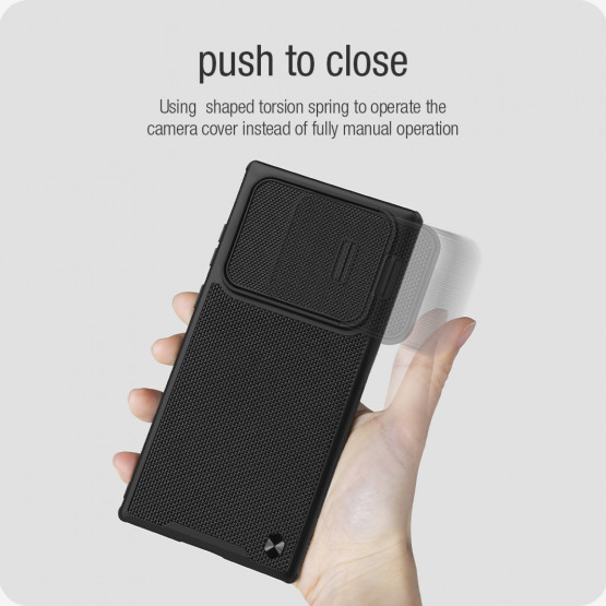 Калъф Nillkin Textured S за Samsung Galaxy S22 Ultra - Черен