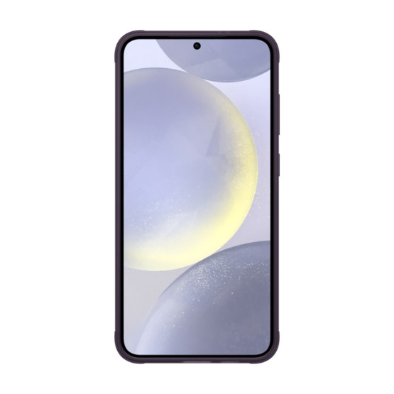 Оригинален гръб Samsung Shield Cover за Galaxy S24 Plus - Тъмно лилав, GP-FPS926SAC