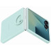Оригинален гръб Samsung Silicone Cover with Ring за Galaxy Z Flip 7- Light Cyan, EF-PF766TME
